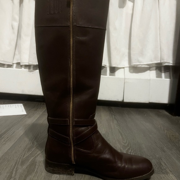 Michael kors boots deep brown worn 4x - Picture 4 of 7